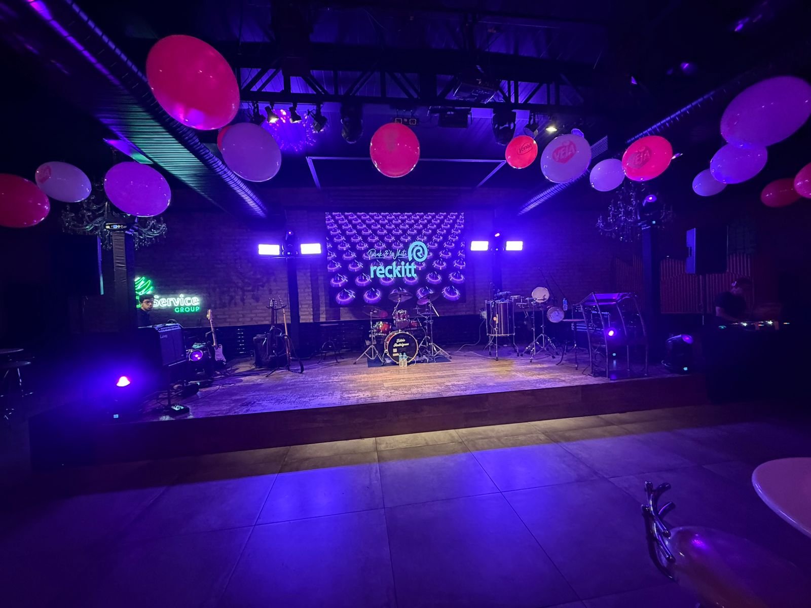 Estrutura de palco para eventos